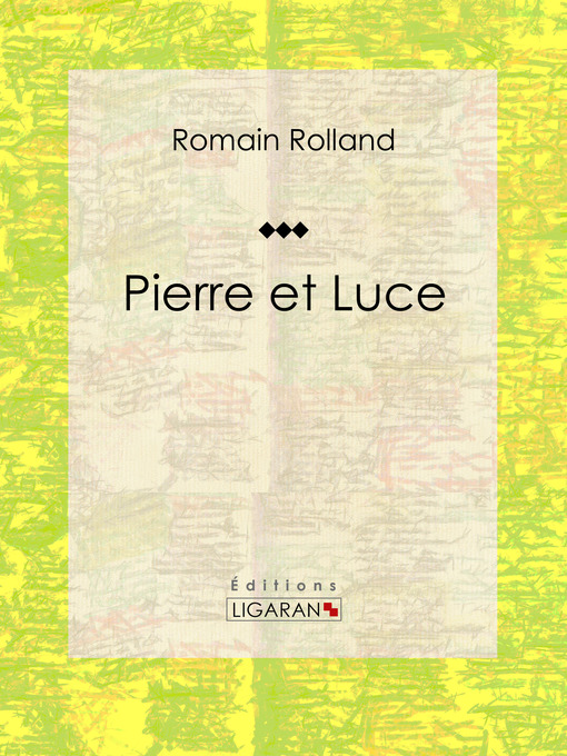 Title details for Pierre et Luce by Romain Rolland - Available